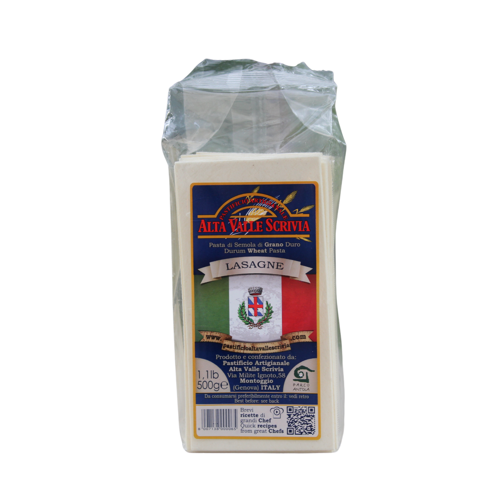 Lasagne plader, 500 gr
