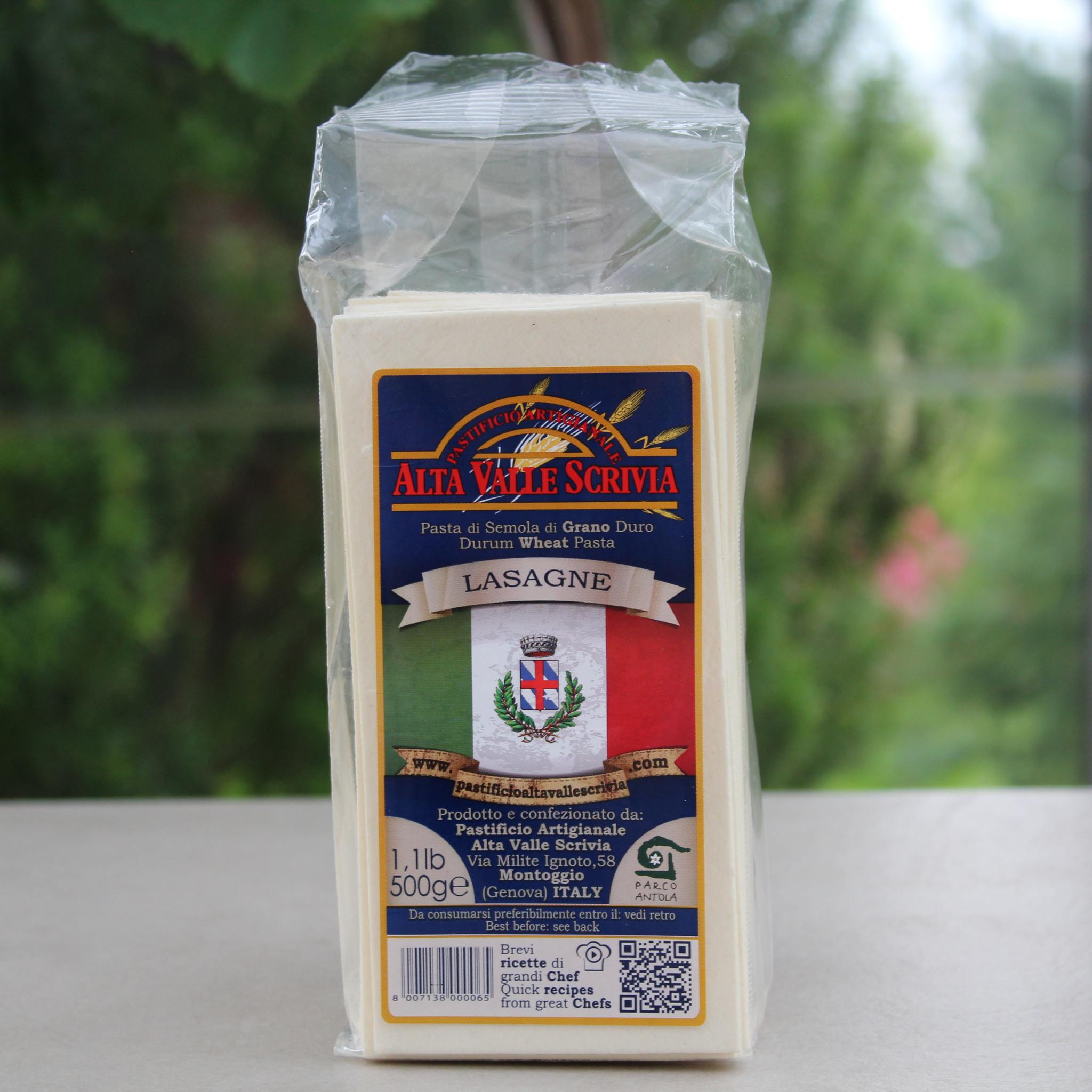 Lasagne plader, 500 gr